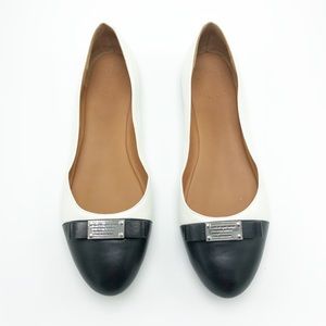 NWOB Marc by Marc Jacobs Size 8 black and white Ballerina Ballet Flats
